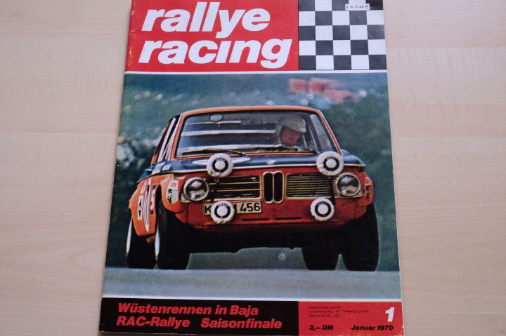 Deckblatt Rallye Racing (01/1970)
